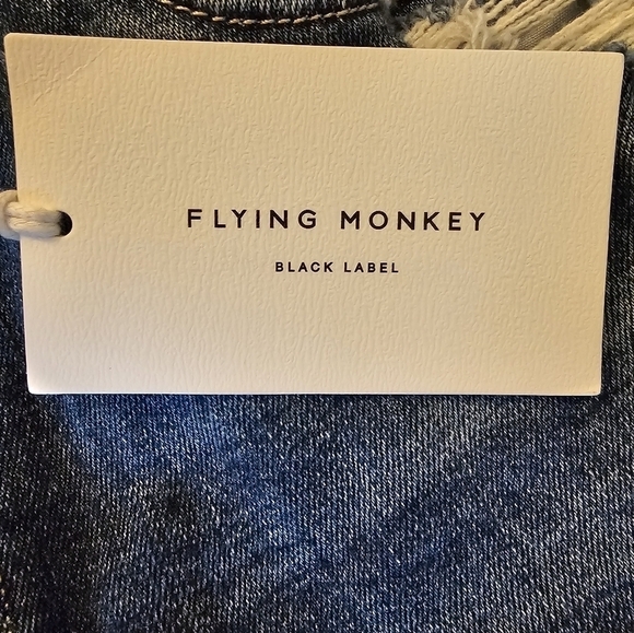 Flying Monkey Light/Medium Wash High Rise Boyfriend Straight Leg Jeans Size 30 - Picture 7 of 16